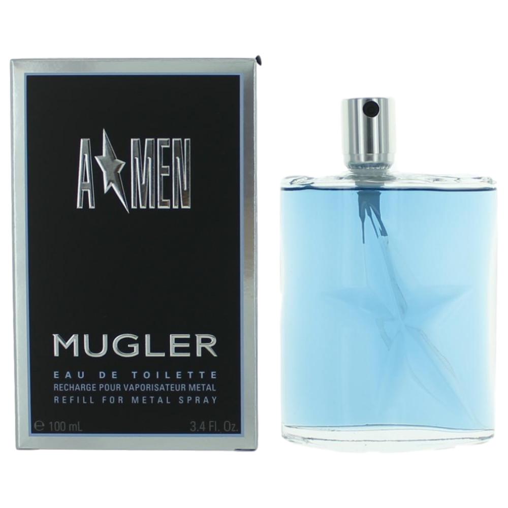 Angel by Thierry Mugler, 3.4 oz EDT Spray Refill for Men (A*men)