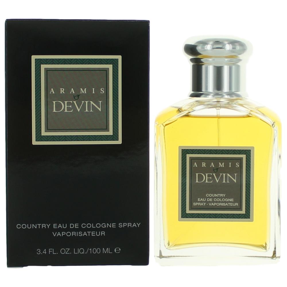 Aramis Devin by Aramis, 3.4 oz Country Eau De Cologne Spray for Men