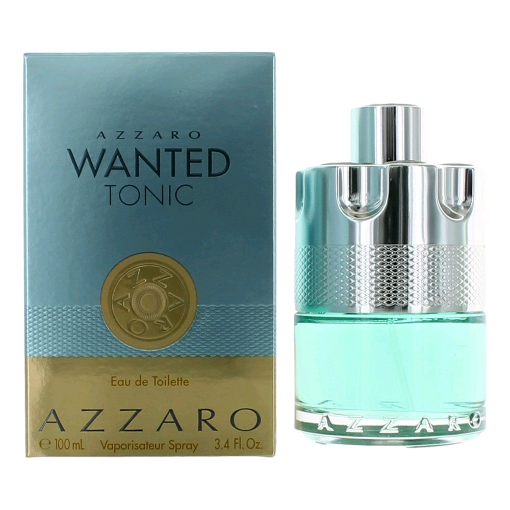 Azzaro Wanted Tonic by Azzaro, 3.4 oz EDT Spray for Men