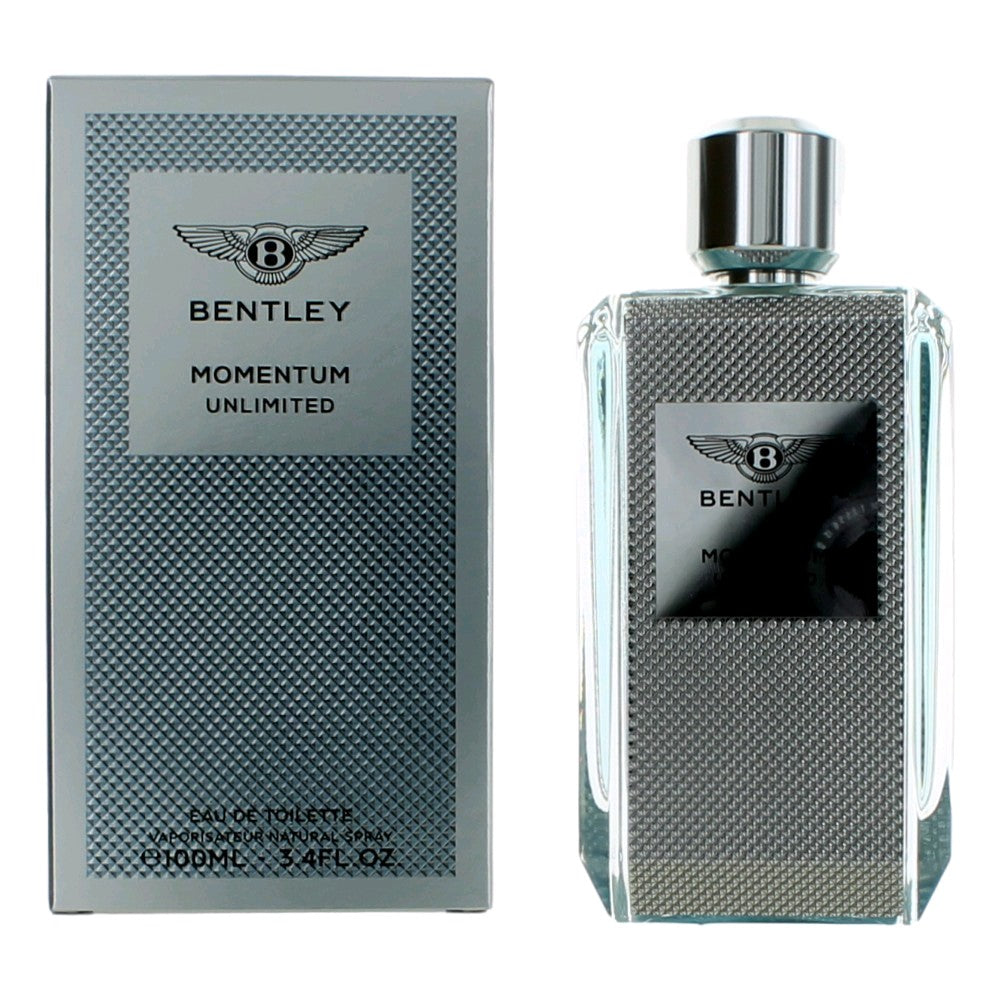 Bentley Momentum Unlimited by Bentley, 3.4 oz EDT Spray for Men