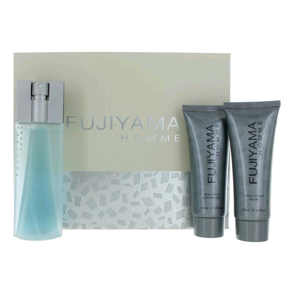 Fujiyama Homme by Parfum Fujiyama, 3 Piece Gift Set for Men