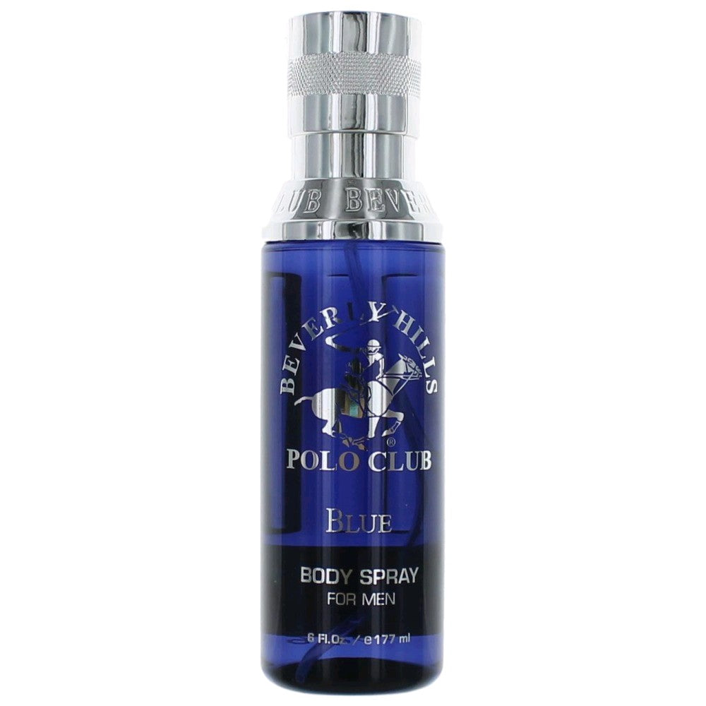 BHPC Blue by Beverly Hills Polo Club, 6 oz Body Spray for Men