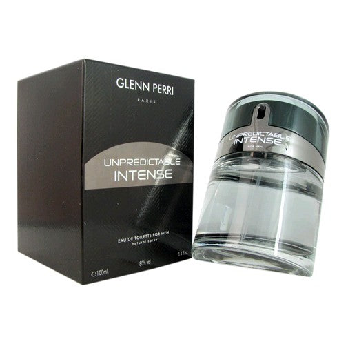 Unpredictable Intense by Glenn Perri, 3.4 oz EDT Spray for Men