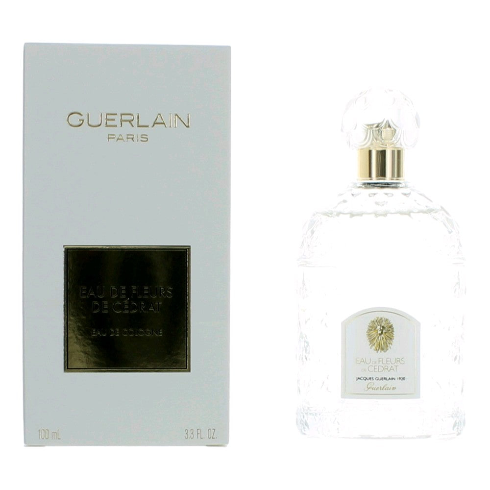 Eau De Fleurs De Cedrat by Guerlain, 3.3oz Eau De Cologne Spray for Unisex