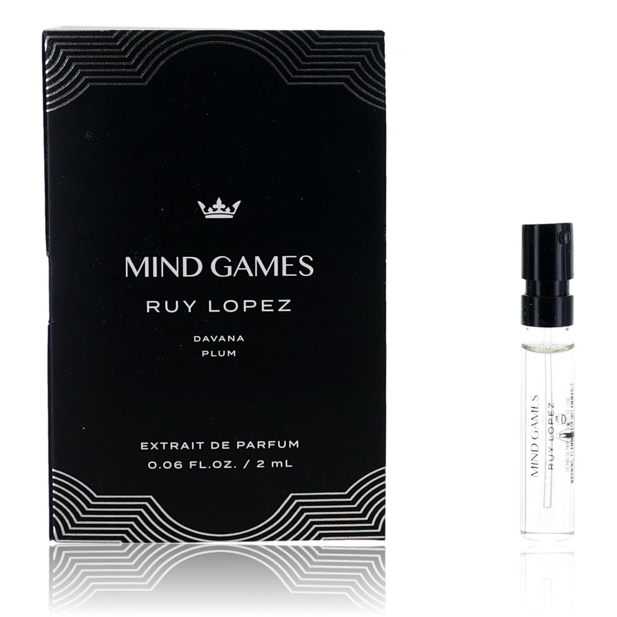 Ruy Lopez by Mind Games, 0.06 oz Extrait de Parfum for Unisex Sample