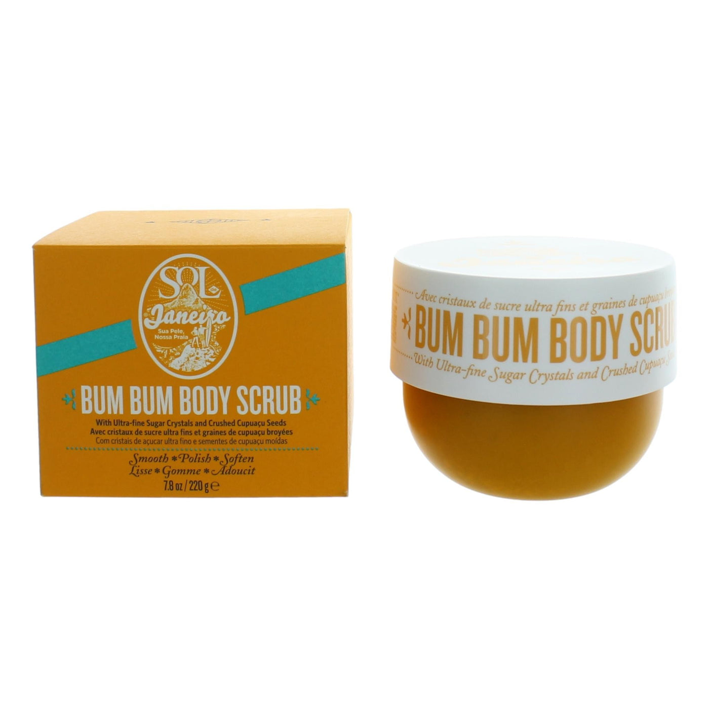 Bum Bum Body Scrub by Sol De Janeiro, 7.8 oz Body Scrub