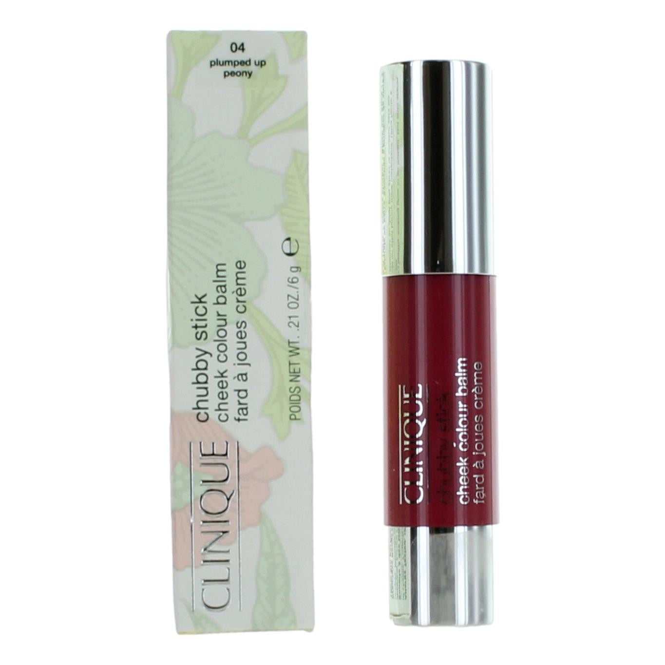 Clinique Chubby Stick by Clinique, .21 oz Cheek Colour Balm- 04 Plumped Up Peony