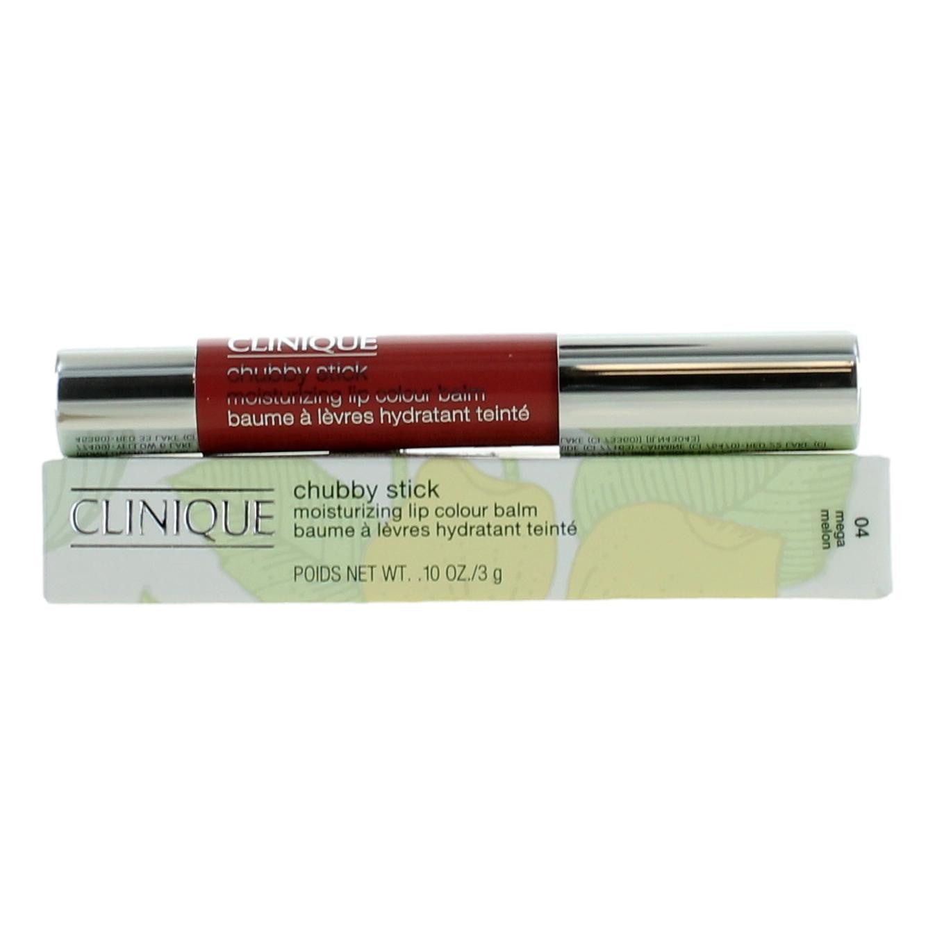 Clinique Chubby Stick by Clinique, .1 oz Moisturizing Lip Colour Balm- 04 Mega Melon