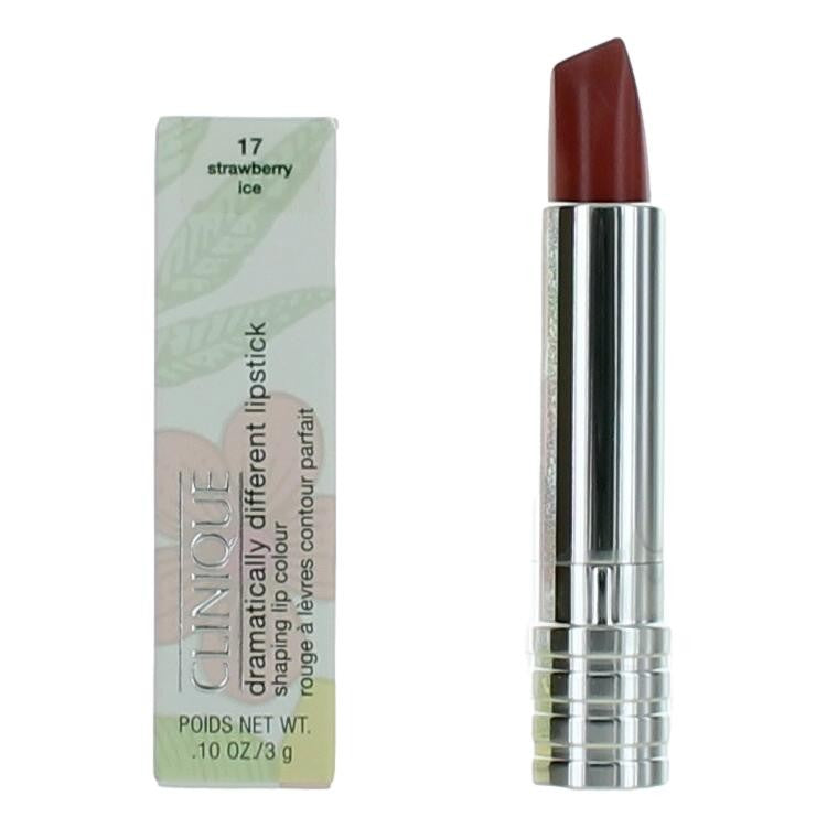 Clinique Dramatically Different Lipstick by Clinique, .1oz Shaping Lip Colour- 17 Strawberry Ice