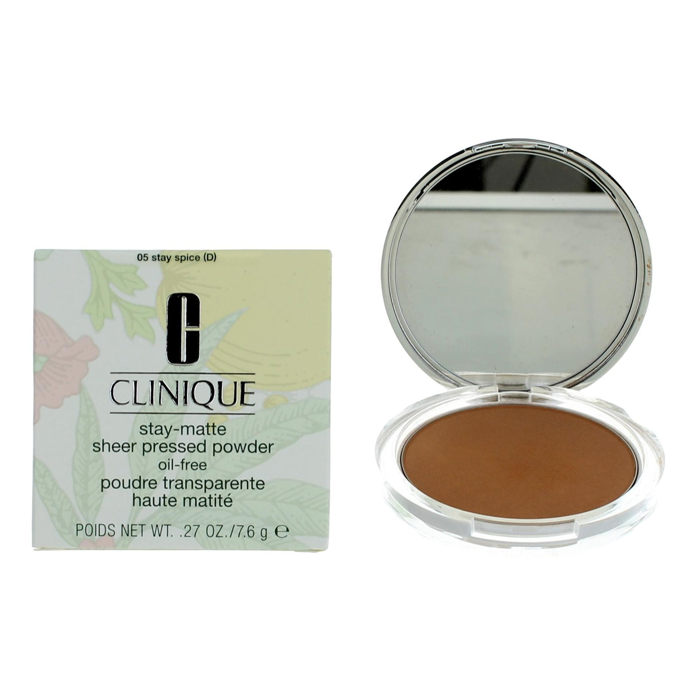 Clinique Stay-Matte by Clinique, .27 oz Sheer Pressed Powder- 05 Stay Spice