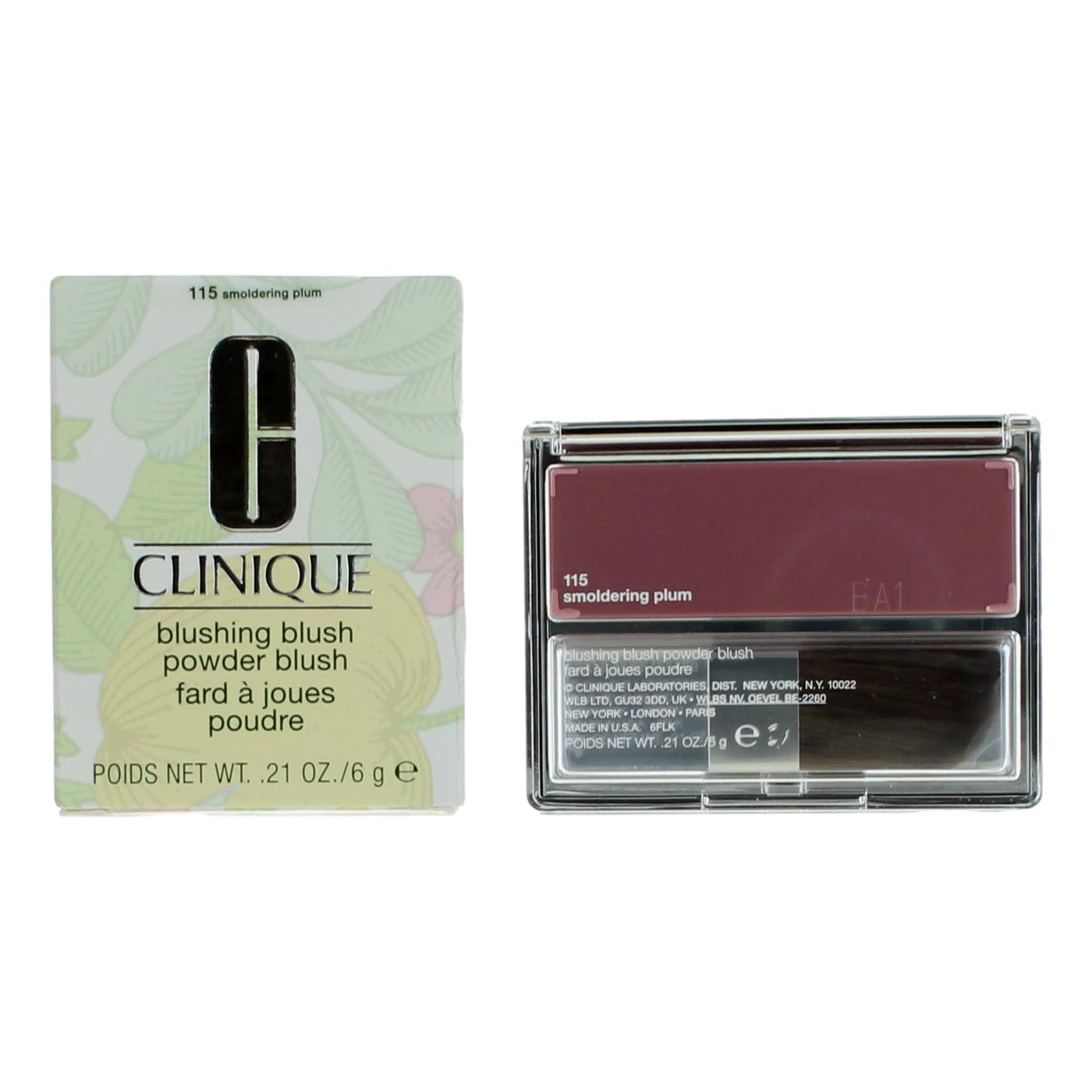 Clinique Blushing Blush by Clinique, .21 oz Powder Blush- 115 Smoldering Plum