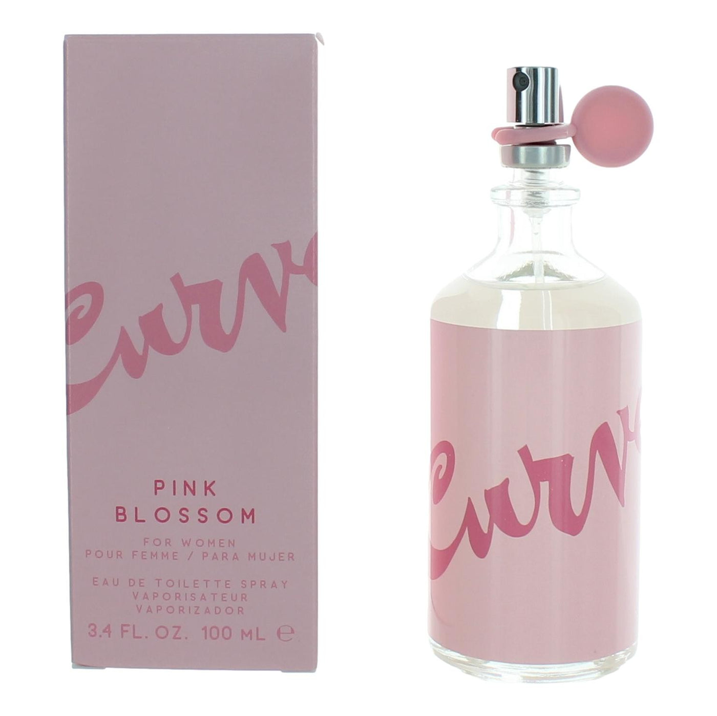 Curve Pink Blossom by Liz Claiborne, 3.4 oz EDT Spray for Women