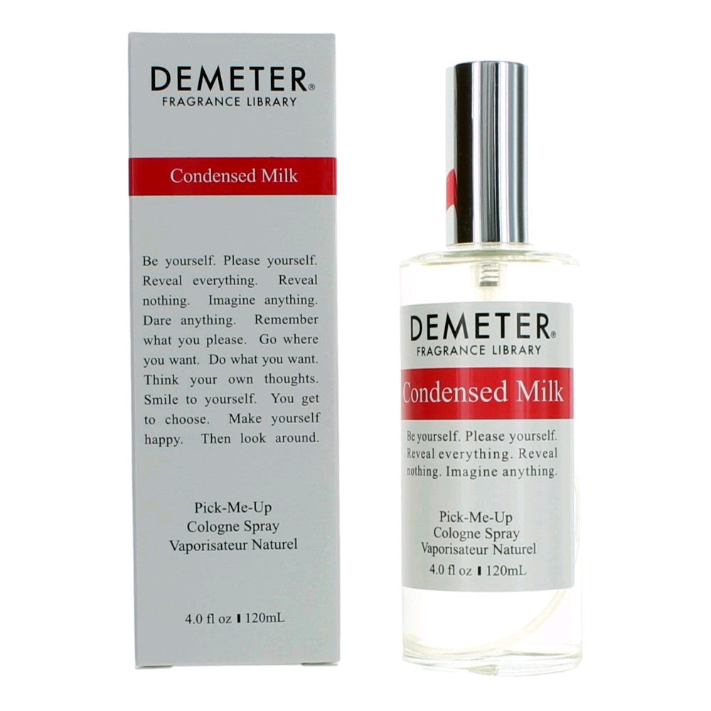 Condensed Milk by Demeter, 4 oz Cologne Spray for Unisex