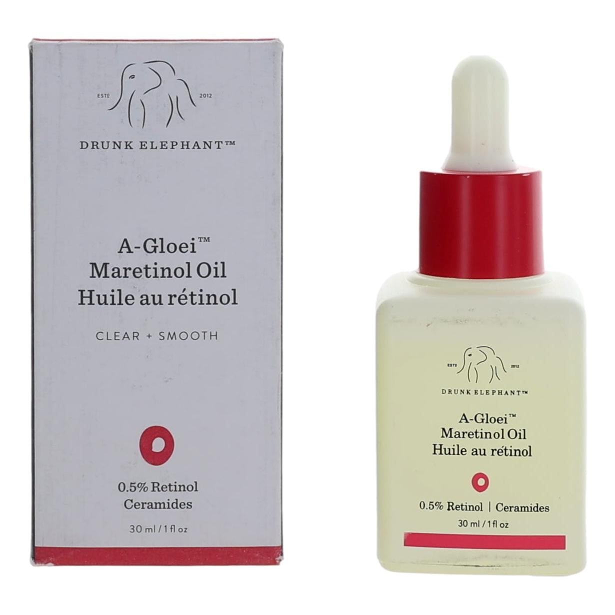 Drunk Elephant A-Gloei Maretinol Oil by Drunk Elephant, 1oz Retinol Oil