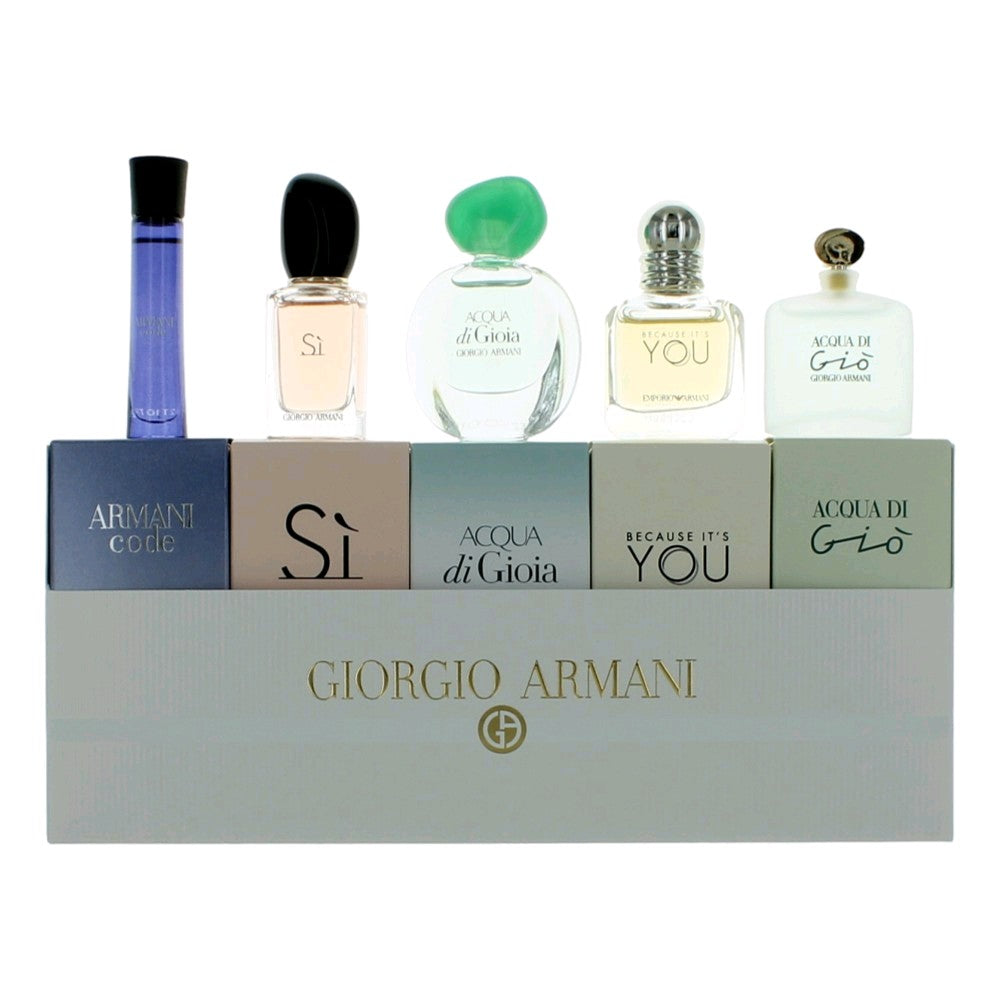 Giorgio Armani by Giorgio Armani, 5 Piece Mini Variety Set for Women