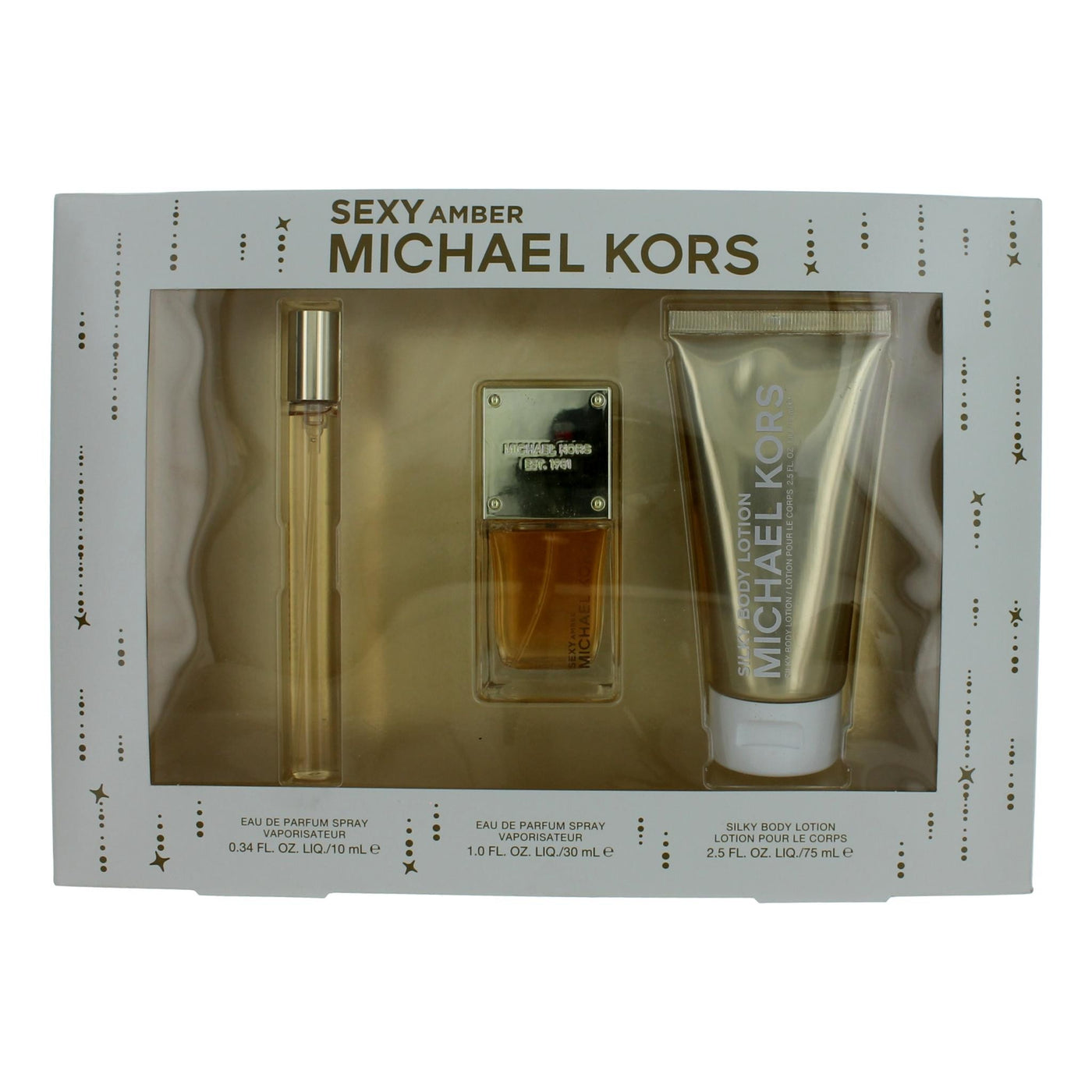 Michael Kors Sexy Amber by Michael Kors, 3 Piece Gift Set for Women