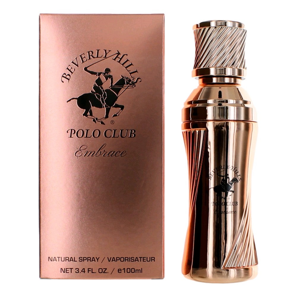 BHPC Embrace by Beverly Hills Polo Club, 3.4 oz EDT Spray for Women