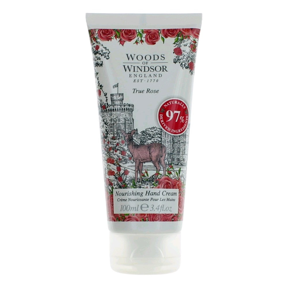 Woods Of Windsor True Rose, 3.4oz Nourishing Hand Cream women